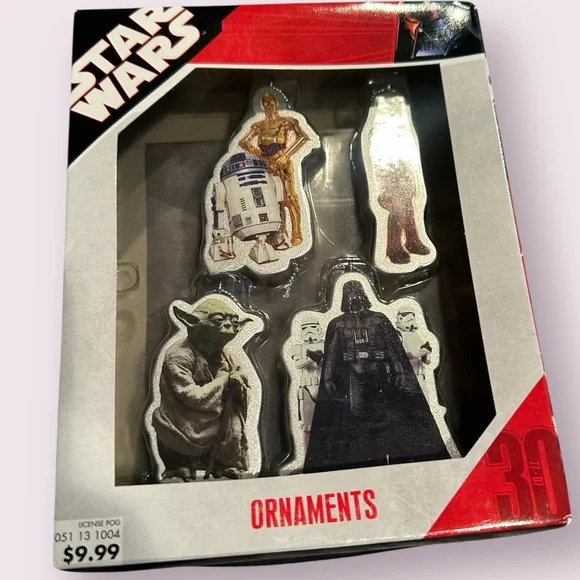 2007 Lucasfilm LTD Star Wars Christmas Ornament Set - Picture 2 of 7